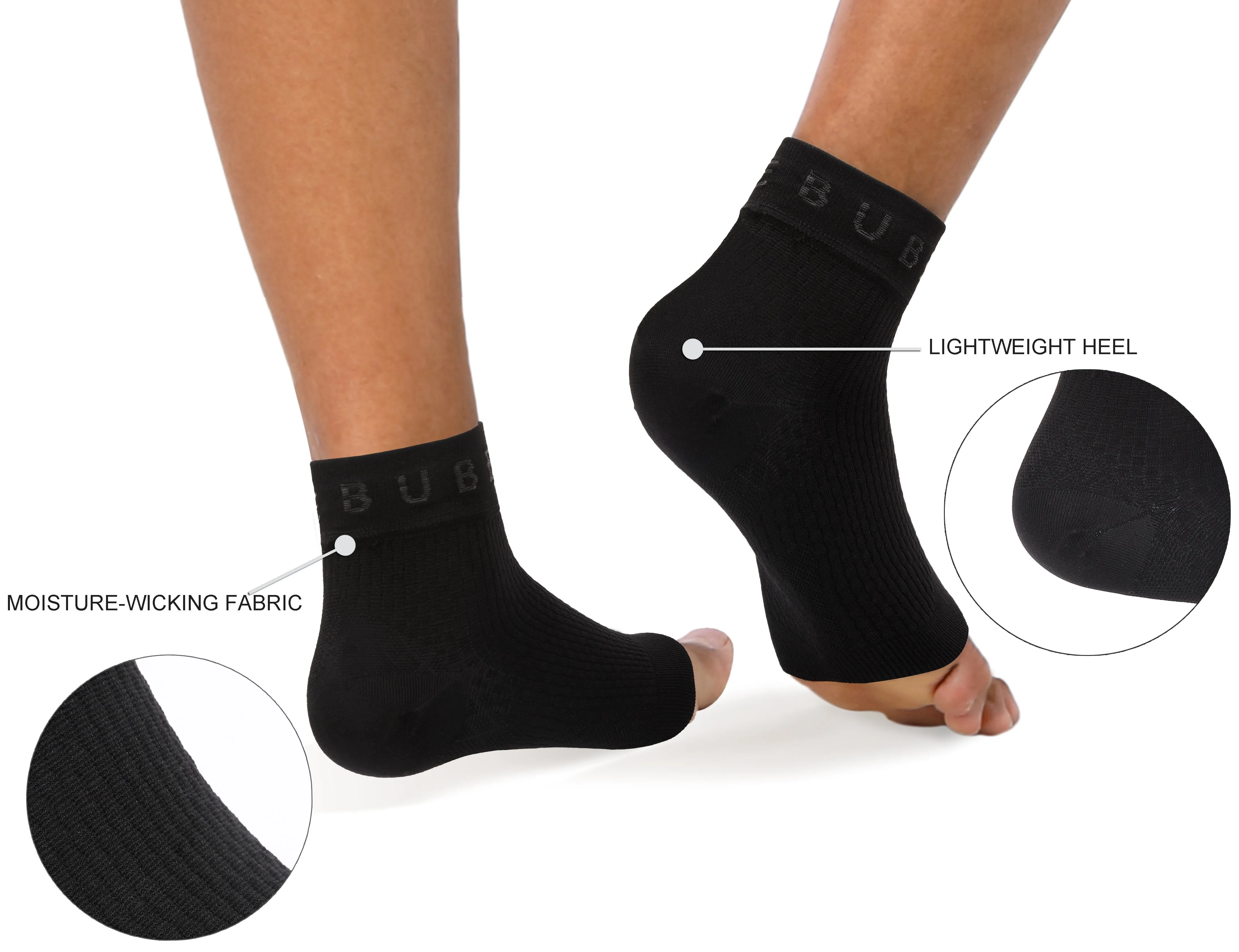 BUBBLELIME 80N/20S Compression Arch Support Ankle Brace_yogastudio