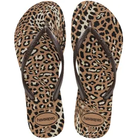 Havaianas Womens Slim Animals Print Flip Flops