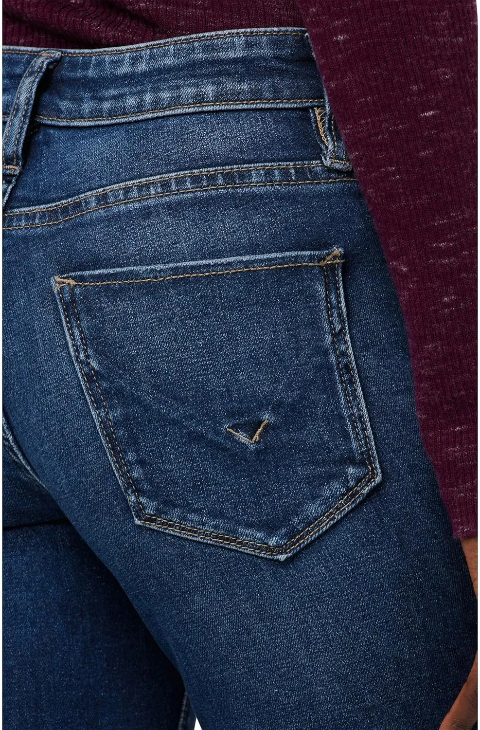 HUDSON Women's Nico Mid-Rise Straight Leg Ankle Jean