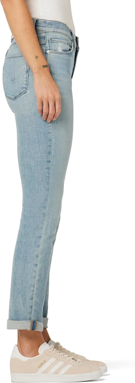 HUDSON Women's Nico Mid-Rise Straight Leg Ankle Jean