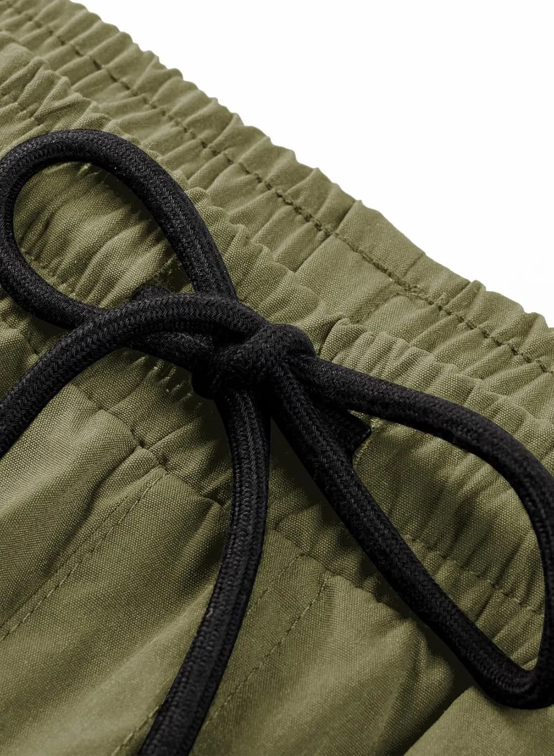 JMIERR Mens Casual Cargo Pants Stretch Elastic Waist Drawstring Joggers Pants Tapered Sweatpants for Men Multi Pockets