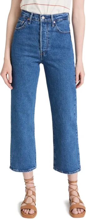 Levi's Women's Premium Ribcage Straight Ankle Jeans