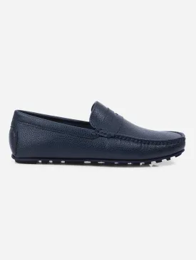 Men's Navy Moc Toe  Casual Loafer (IX4110)
