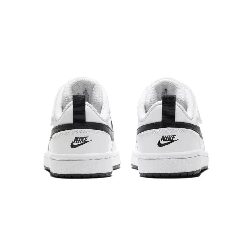 Nike - Baskets Court Borough Low 2 Cadet - Blanc/Noir - Enfant