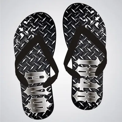 Phi Delta Theta Diamond Plate Flip-Flops - SBL100 - SUB