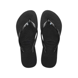 Slim Crystal SW II Flip Flops