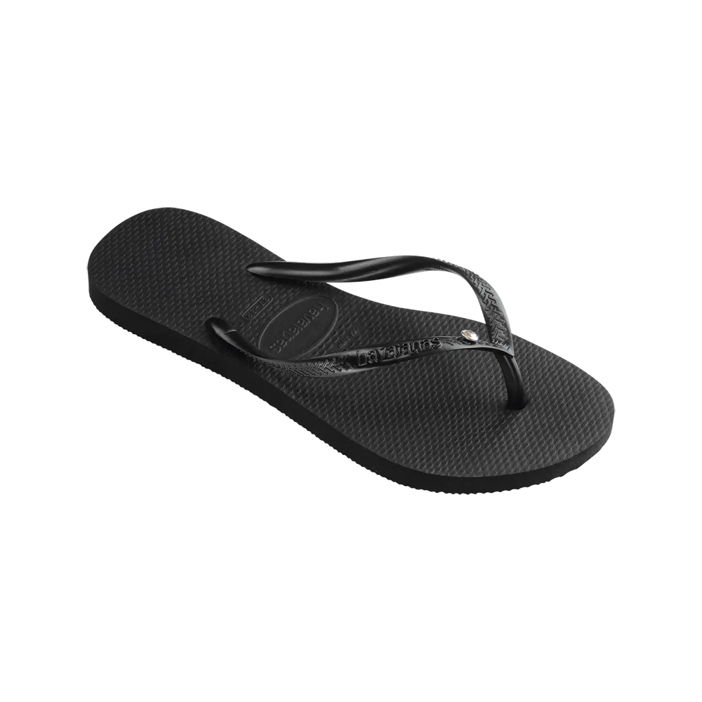 Slim Crystal SW II Flip Flops