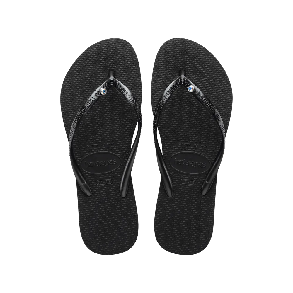 Slim Crystal SW II Flip Flops