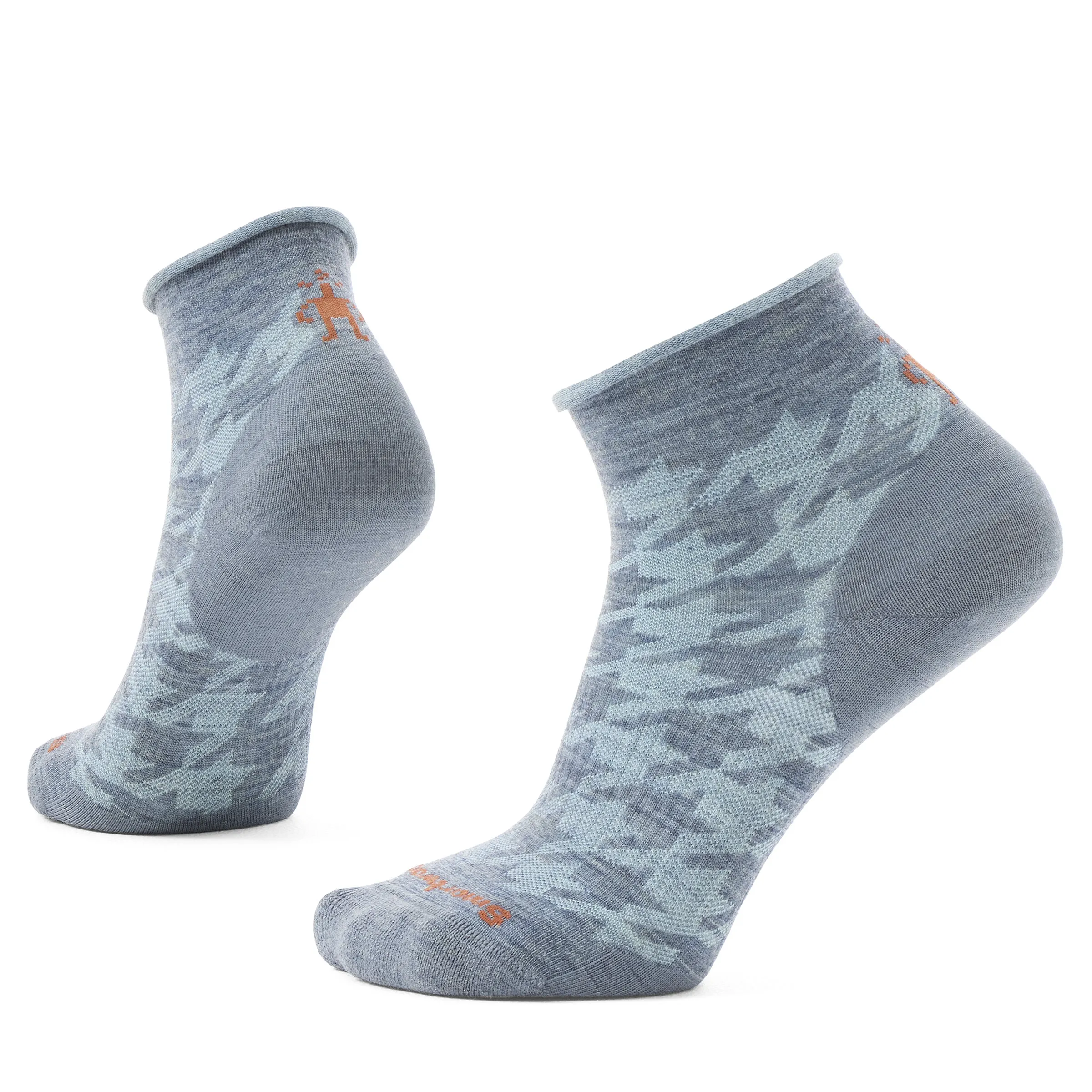 Smartwool Everyday Lifestyle Hounds Tooth Ankle Socks Color: Pewter Blue