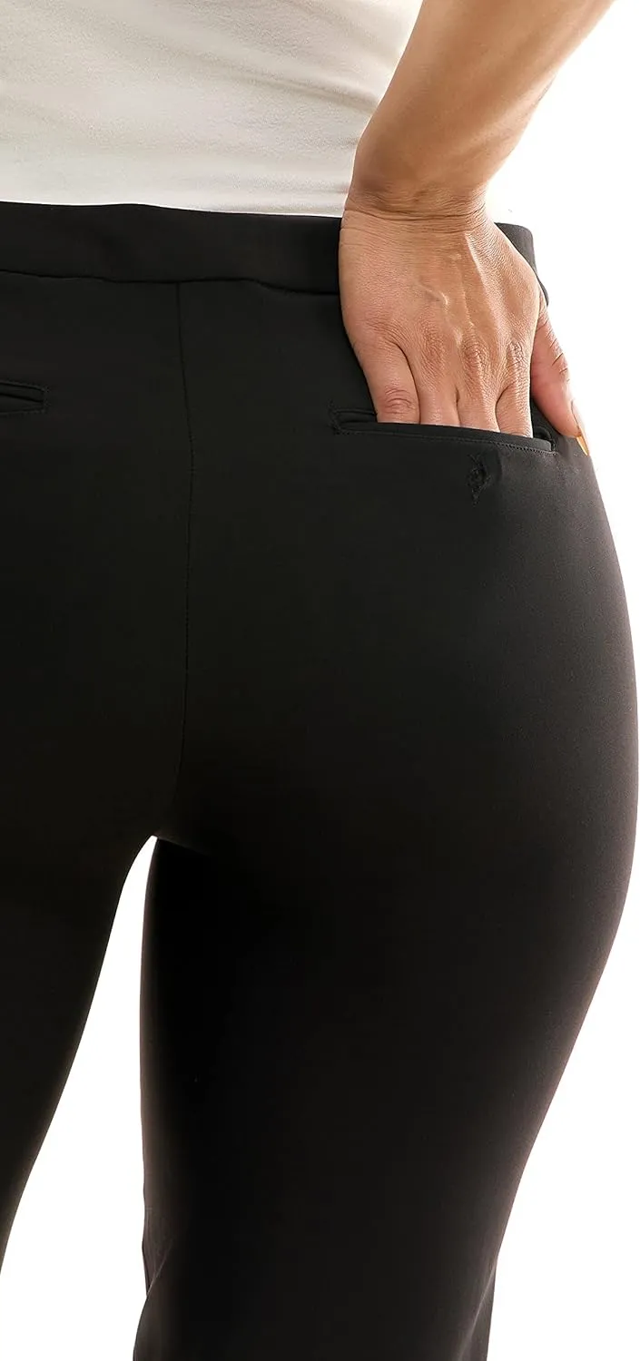 Zac & Rachel Women's Pull-on Ankle Pants with Band